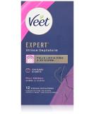 Veet Expert Mix Depilatory Strips for Legs & Body | Normal & Sensitive Skin | 40 Strips + 7 Aftercare Towels | Smooth Hair Removal - Buy Online on GoSupps.com