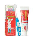 Oral7 Kids Toothpaste - Enzymes from Breast Milk for Less Decay | Free Toothbrush | Tasty Tutti Frutti Flavor | Age 2+ - Buy Online on GoSupps.com