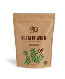 MB Herbals Pure Neem Powder 227 Gram | Half Pound / 8 Oz | Pure Wild-Crafted Neem Leaf Powder | Very Bitter Neem Supplement for Skin Hair & Detox | Azadirachta Indica - Buy Online on GoSupps.com