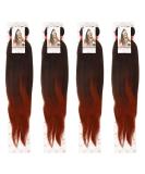 X-Pression 60 INCH XPRESSION LAGOS BRAID PRE-PULLED/PRE-STRETCHED Hair Extension 60'' 2 In A Pack (Colour T1/350 Black/Copper Red Mix) Heat Resistant Tangle Free 1 count Black Copper red 1 - Buy Online on GoSupps.com
