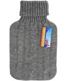 Hot Water Bottle Cover Only 2L Premium Cover (Knitted Grey) - Buy Online on GoSupps.com
