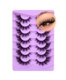 Buy ALICE Fox Eye Lashes - 3D Wispy Cat Eye & Anime Cosplay Eyelashes | Fluffy Manga False Eyelashes - 7 Pairs A001 - Buy Online on GoSupps.com