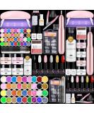 Cooserry Acrylic Nail Kit for Beginners - 115 in 1 Professional Set with Drill, Gel Polish, and Light - Complete Nail Supplies for DIY Nail Art - Buy Online on GoSupps.com