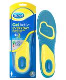 Scholl Insoles Women's Everyday  Gel Active  UK Shoe Size 3.5-7.5 - Buy Online on GoSupps.com