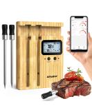 Alfabot K1 Wireless Meat Thermometer - Bluetooth 150m Range Dual Probes App Control for Kitchen & Grill - Buy Online on GoSupps.com