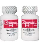 Cardiovascular Research Annatto Tocotrienols Softgels 125mg - 2 Bottles x 60 softgels - Pure DeltaGOLD - Vitamin E Supplement - Buy Online on GoSupps.com