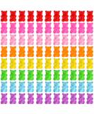 SANNIX 120 Pcs Kawaii Nail Charms - Gummy Bear Resin Decorations for Nail Art (8 Colors) - Shop Internationally - Buy Online on GoSupps.com