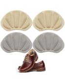 PROUSKY Heel Cushion Inserts - Beige Grey Shoe Pads for Loose Shoes - Anti-Slip Foot Insoles for Women Men - Buy Online on GoSupps.com