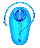 CamelBak Crux 2-Liter Water Reservoir - Hydration Bladder - Faster Water Flow Rate - Leak-Proof Water Bladder - Ergonomic Shape - Big Bite Valve - BPA- - 70 Ounces, Blue - Buy Online on GoSupps.com
