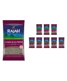 Rajah Spices Coarse Black Pepper (9 x 400g) | Premium Piper Nigrum for Cooking | Bulk Black Pepper - Buy Online on GoSupps.com