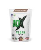 10X Athletic Vegan Protein 580g Chocolate Strawberry - Nut Free, Sugar Free, Plant Based, Dairy Free, Gluten Free - Pack of 1 - Buy Online on GoSupps.com