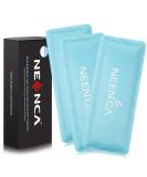 NEENCA Reusable Ice Pack (3 Packs, 4x9 Inches) - Hot & Cold Therapy for Swelling, Bruises, Injuries - Flexible Gel Packs for Instant Relief - Buy Online on GoSupps.com