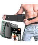 Nativodex Lumbar Support Belt - Back Pain Relief for Men & Women | Effective Stabilization with Support Struts | Black (S) - Buy Online on GoSupps.com