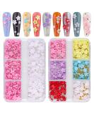 Kalolary 3D Flower Rhinestone Nail Charms - Nail Art Stud Decorations for Women & Girls - Buy Online on GoSupps.com