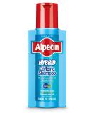 Alpecin Hybrid Caffeine Shampoo for Men with Dry, Itchy, Sensitive Scalps - Moisturizes Thinning Hair for Natural Growth - 8.45 fl. oz - Buy Online on GoSupps.com