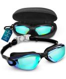 Bezetee UV Protection Swimming Goggles - Anti-Leak Adjustable Silicone Eyewear for Adults & Youth - Includes Case - Buy Online on GoSupps.com