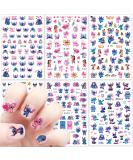 6 Sheets Cute Nail Art Stickers Nail Decals 3D Self-Adhesive Cute Nail Stickers Design Cartoon Nail Decals Kawaii Anime Nail Stickers Cute Nail Art Charm for Women Girls Nail Decoration A-1 - Buy Online on GoSupps.com