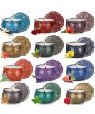 12-Piece Fragrance Candle Gift Set for Women | Soy Wax Aromatherapy | Perfect Birthday & Girlfriend Gifts | Constellation Candles - Buy Online on GoSupps.com