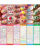 18 Sheets Cute Nail Stickers | 3D Self-Adhesive Nail Art for Women & Girls | DIY Nail Design Decals (Dance - Buy Online on GoSupps.com