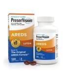 PreserVision AREDS Lutein 120 Soft Gels - Eye Health Support & Vision Formula - Buy Online on GoSupps.com