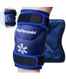 XXL Knee Ice Pack Wrap Around Entire Knee After Surgery Reusable Gel Ice Pack for Knee Injuries Large Ice Pack for Pain Relief Swelling Knee Surgery Sports Injuries 1 Pack Blue 1.0 - Buy Online on GoSupps.com