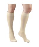Truform 20-30 mmHg Compression MicroFiber Stockings for Men & Women - Knee High Closed Toe Beige Large (1 Pair) - International Shipping Available - Buy Online on GoSupps.com