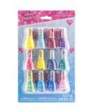 Townley Girl Disney Princess Peel-Off Nail Polish Gift Set for Kids - 12 Pcs, Quick Dry, Non-Toxic, with Nail Separators - Ideal for Parties, Sleepovers, and Makeovers - Buy Online on GoSupps.com