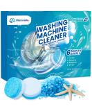 Maravello Washing Machine Cleaner & Descaler Tablets - 6 Count Sea Salt - Mold & Stain Remover for Front & Top Load Washers - 6-Month Supply - Buy Online on GoSupps.com