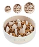PiuPet Large Slow Feeder Dog Bowl - 1.4L Capacity | Dishwasher Safe | Dog Food Bowl to Slow Down Eating - Buy Online on GoSupps.com