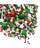 Manvscakes Christmas Sprinkles - Festive Cake & Cookie Decoration - 4oz (Red Green White) - Buy Online on GoSupps.com