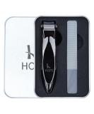 Stainless Steel Nail Clipper Set with File & Container - Gift Box for Fingernails & Toenails - Ideal Gifts for Men & Women (Black) - Buy Online on GoSupps.com