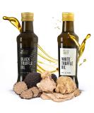 Liebers Black & White Truffle Oil Bundle - Premium Oil for Cooking, Salad Dressing & Garnish - Vegan, Vegetarian & Gluten Free - 8.45 Fl Oz Glass Bottle - Buy Online on GoSupps.com