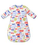 MIKAFEN Baby Sleeping Bag 3.5Tog | Long Sleeves 100% Organic Cotton | 6-18 Months - Buy Online on GoSupps.com