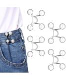 24pc Jean Button Pins Set | No Sew Waist Extender | Instant Jean Dress Fit | Pearl Style - Buy Online on GoSupps.com