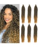 Maysa Ocean Wave Crochet Hair 22 Soft Curly Deep Wave Braiding Extensions (6 Packs) #1BT27 - 22 Inch - Buy Online on GoSupps.com