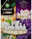 Air Wick Vibrant White Gardenia & Plumeria - Lavender & Waterlily | 6 Refills & 1 Warmer - Shop Internationally - Buy Online on GoSupps.com