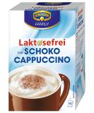 Kr ger Family cappuccino lactose-free chocolate aromatizing beverage powder with a soluble bean coffee caffeine-containing without lactose 150 g 1 150 g (1 Pack) - Buy Online on GoSupps.com