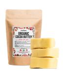 Organic Raw Unrefined Cocoa Butter 16 oz - USDA Certified | Food Grade for Lips, Stretch Marks, Scars, Body Lotion | Skin & Hair Moisturizer - Buy Online on GoSupps.com