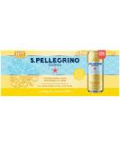 S.Pellegrino Essenza Lemon Zest Flavored Mineral Water - 24 Cans (11.15 fl oz) | Refreshing Citrus Taste - Buy Online on GoSupps.com