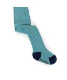 Non-Slip Ribbed Baby & Toddler Girls Tights - Cozy Winter Warm Anti-Skid Tights | 0-6 Months Aqua - Buy Online on GoSupps.com
