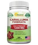 Caralluma Fimbriata 1200mg - 180 Capsules | Natural Weight Loss Diet Pill | Appetite Suppressant & Energy Booster | Max Strength Fat Burn | Plant Root Extract - Buy Online on GoSupps.com