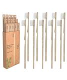 BLUEOWLSHIELD CHANYI Bamboo Toothbrushes - Medium - 100% Plant-Based Bamboo-Fiber Composite - BPA Free Bristles - 10 Pack - Buy Online on GoSupps.com