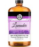 Organic Lavender Essential Oil 16oz - Pure and Natural, Large 16oz Bottle - Buy Online on GoSupps.com