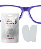Setex Gecko Grip Non-Slip Eyeglass Nose Pads - 1.8mm Thick Transparent Bulk Pack of 15 Pairs | Innovative Micro-Structured Fibres for Ultimate Comfort - Buy Online on GoSupps.com