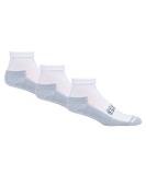Sugar Free Sox Active-Fit Cushioned Diabetic Ankle Socks 3 Pack 10-13 White - Buy Online on GoSupps.com