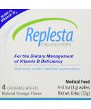 Replesta Cholecalciferol 50000 IU - Natural Orange Chewable Wafers (4 Count) - Buy Online on GoSupps.com