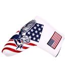 USA Flag and Eagle Golf Head Cover Set - Driver, Wood, Hybrid, Iron, Mallet Putter - Buy Online on GoSupps.com