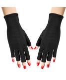 Sibba UV Gloves for Nail Art - Fingerless Moisturizing Hand Protector for Gel Polish Manicure, Anti-Sun Women (Black) - Buy Online on GoSupps.com