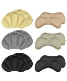 6 Pairs Heel Cushions for Loose Shoes - Anti-Slip Inserts Heel Holders & Protection in Schwarz & Grau - Buy Online on GoSupps.com