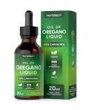 High Strength Oregano Oil Drops | 60% Carvacrol | 20ml Vegan Friendly Liquid Supplement by Horbaach - Buy Online on GoSupps.com
